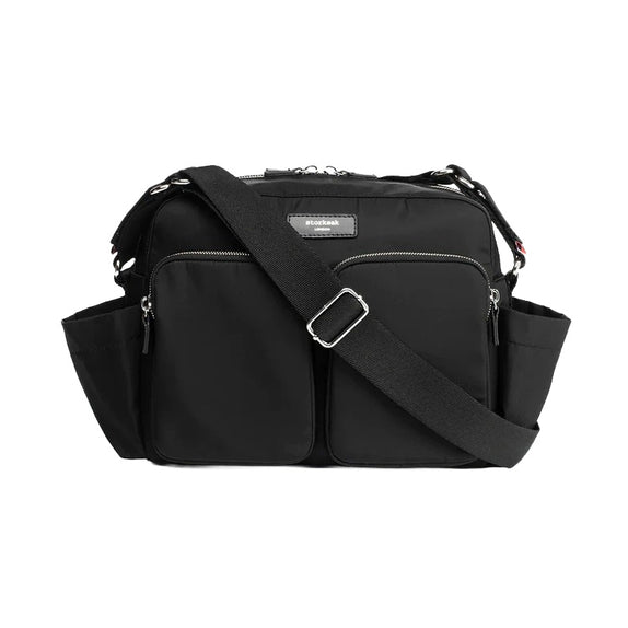 Storksak Eco Stroller Diaper Bag  - Black - MamaApp Qatar