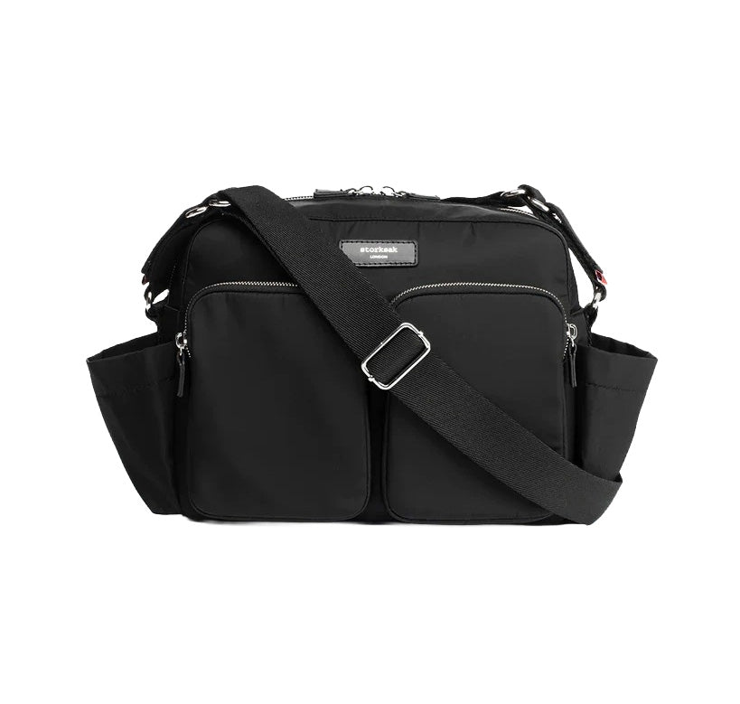 Storksak Eco Stroller Diaper Bag  - Black - MamaApp Qatar