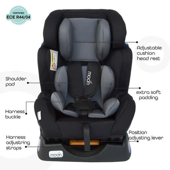 Moon sumo baby infant car seat group 0 1 2 black