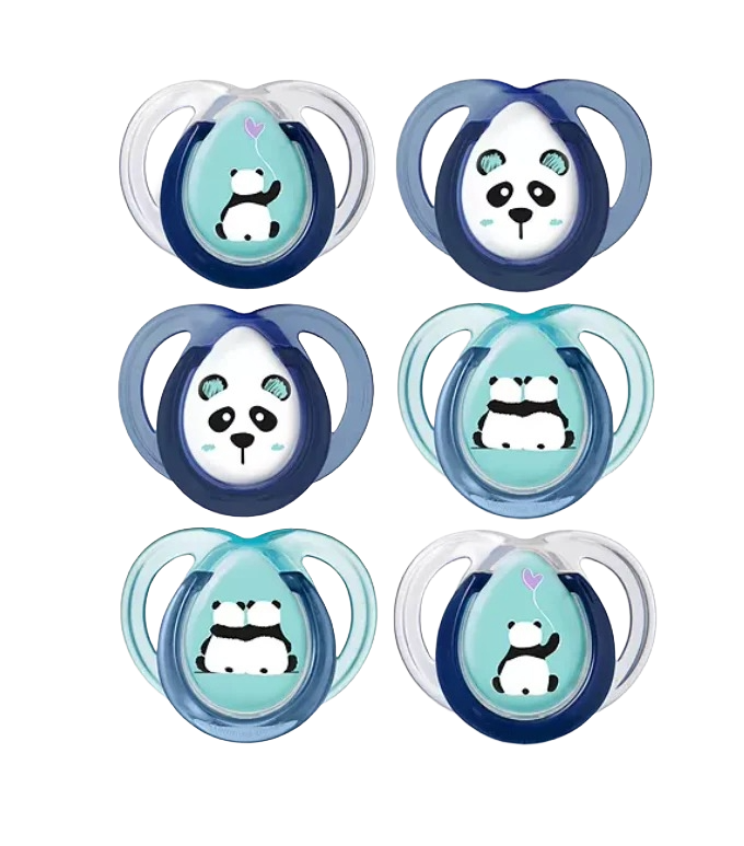 Tommee Tippee Anytime Soother 6-18 Months (Pack of 6) - MamaApp Qatar