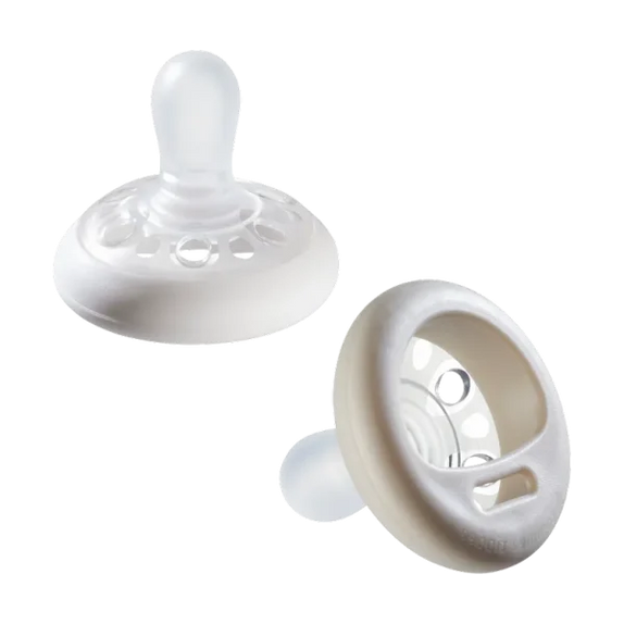 Tommee Tippee Closer To Nature Breast Like Soother,  Pack of 2,  (0-6 months) - MamaApp