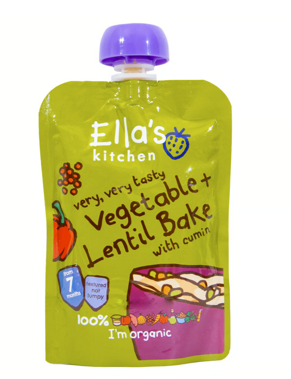 Ella's Kitchen Vegetable + lentil bake with cumin