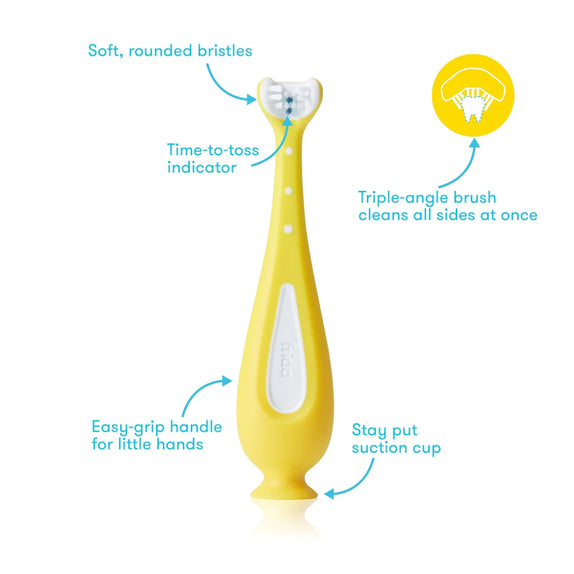 FridaBaby Grow-With-Me Training Toothbrush Set - MamaApp