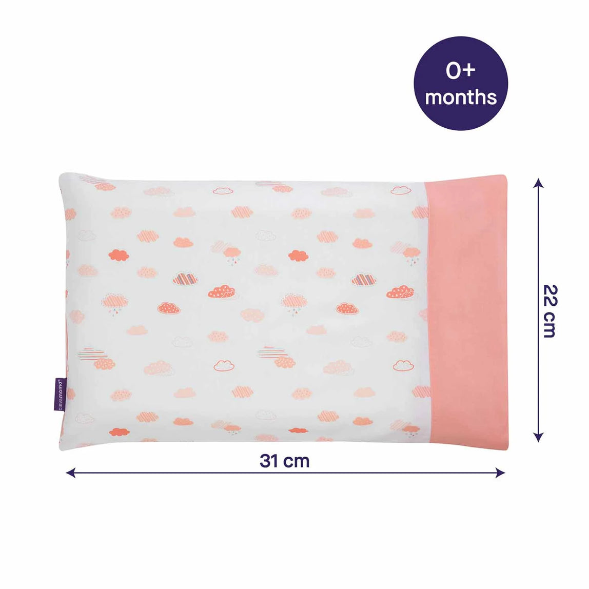 ClevaMama ClevaFoam Pram Pillow Case (0 M+) - MamaApp