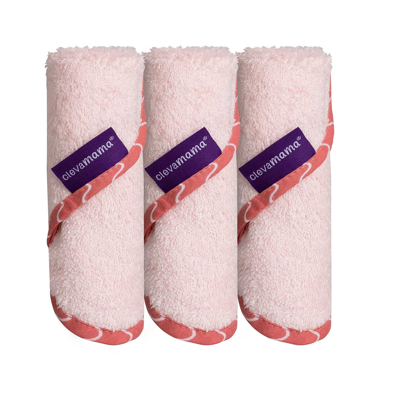 ClevaMama Bamboo Baby Washcloth Set (3Pk)