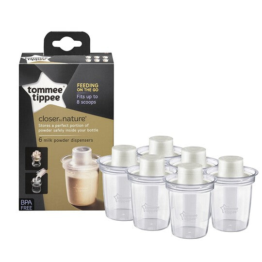 Tommee Tippee Closer to Nature Milk Powder Dispenser(Pack of 6)