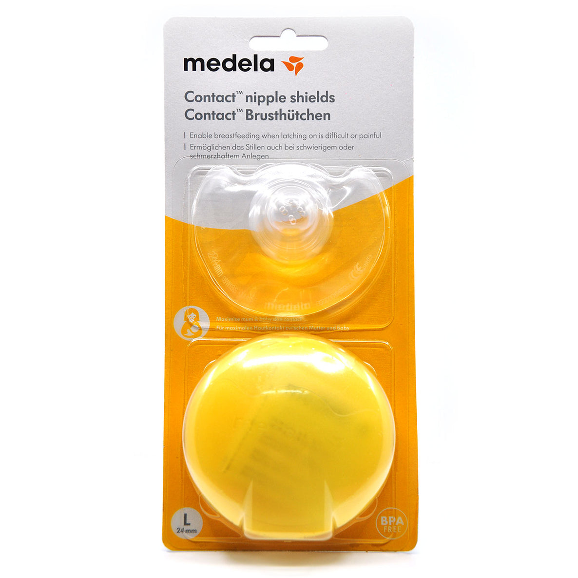 MamaApp Medela Contact Nipple Shield (2Pcs)