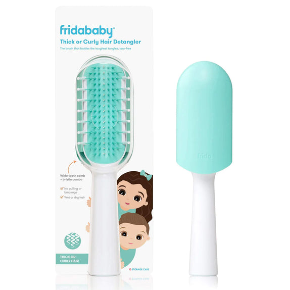 FridaBaby Toddler Fine or Straight Hair Detangler Brush - MamaApp
