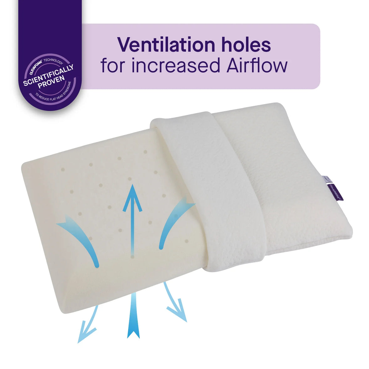 ClevaMama ClevaFoam Baby Pillow