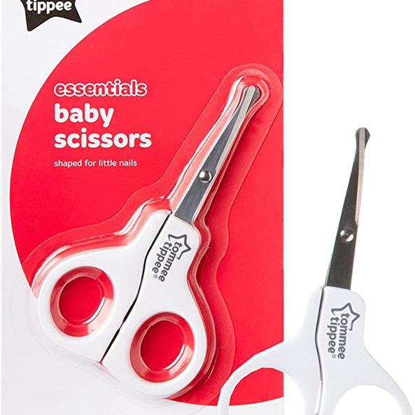Tommee Tippee Essentials Baby Nail Scissors Pack of 1 - White - MamaApp