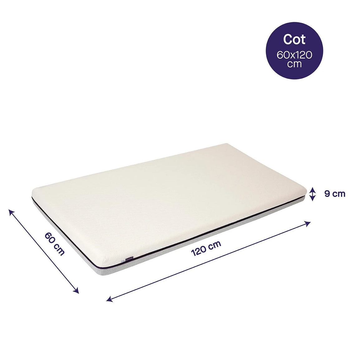 ClevaMama ClevaFoam Support Mattress - Increased AirFlow (Cot Bed Size) - MamaApp
