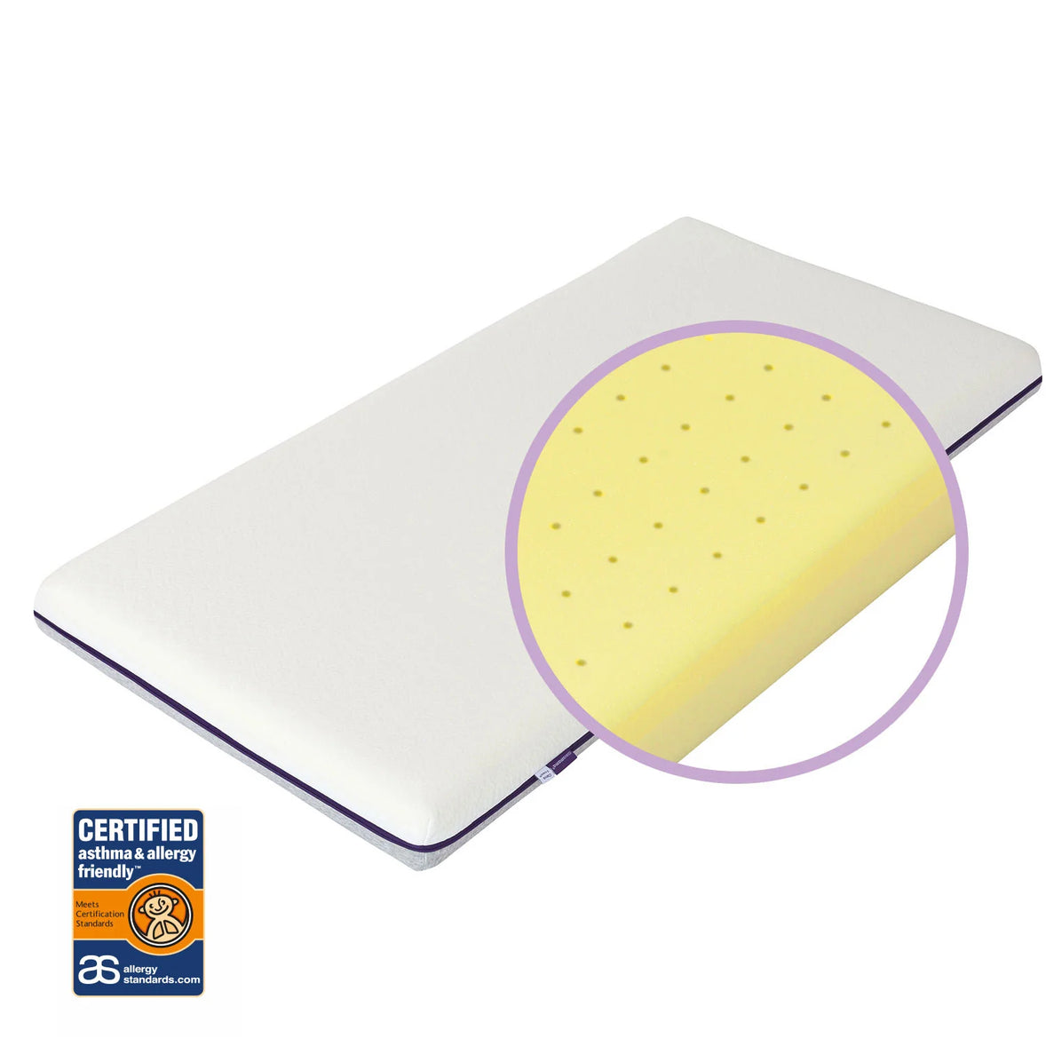 ClevaMama ClevaFoam Support Mattress - Increased AirFlow (Cot Bed Size)