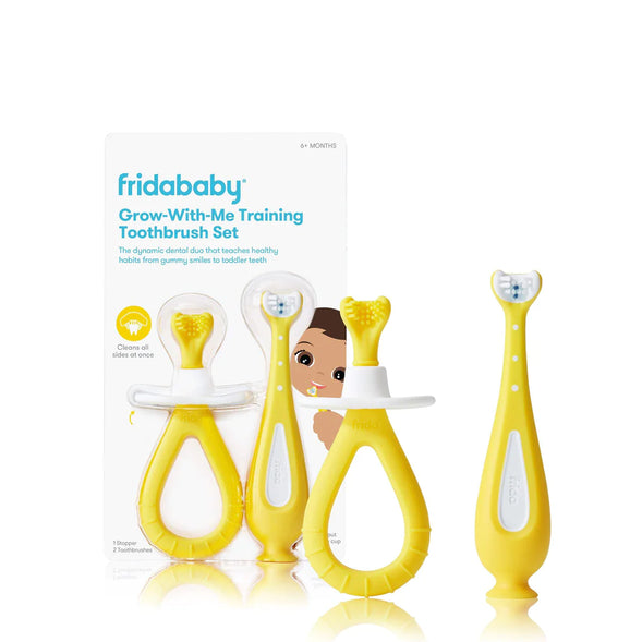 FridaBaby Grow-With-Me Training Toothbrush Set