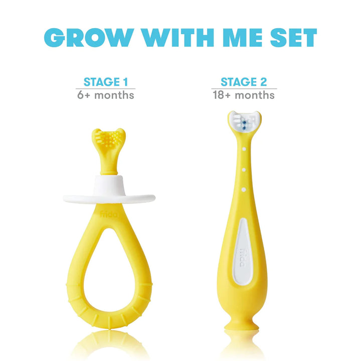 FridaBaby Grow-With-Me Training Toothbrush Set