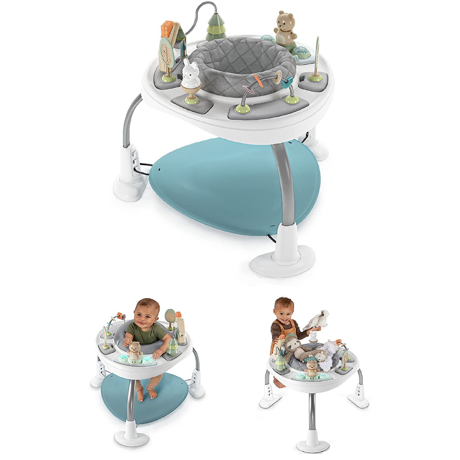Kids2 Ingenuity 2in1 Activity Jumper & Table