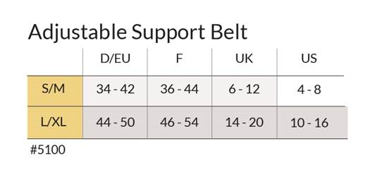 Carriwell Adjustable Support Belt White
