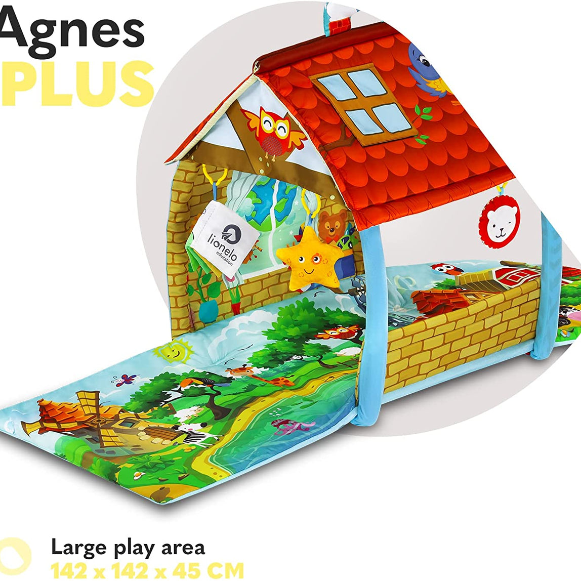 Lionelo Agnes Plus Educational Baby Playgym - MamaApp
