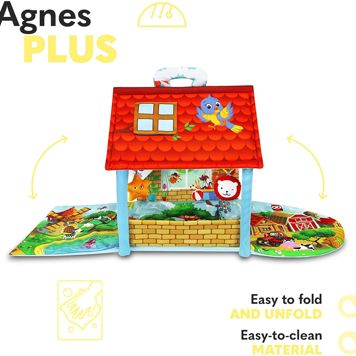 Lionelo Agnes Plus Educational Baby Playgym - MamaApp