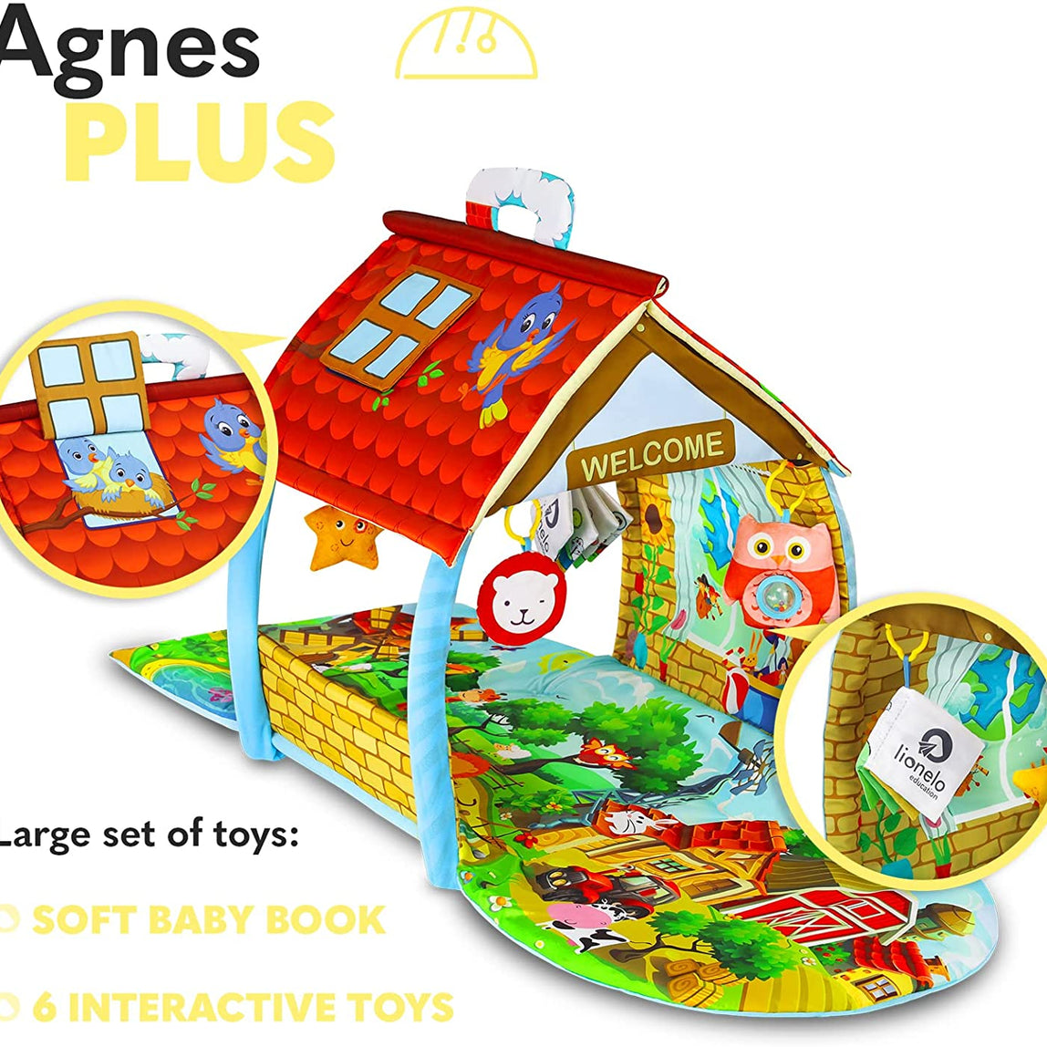 Lionelo Agnes Plus Educational Baby Playgym - MamaApp
