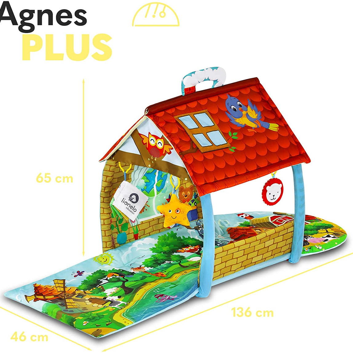 Lionelo Agnes Plus Educational Baby Playgym - MamaApp