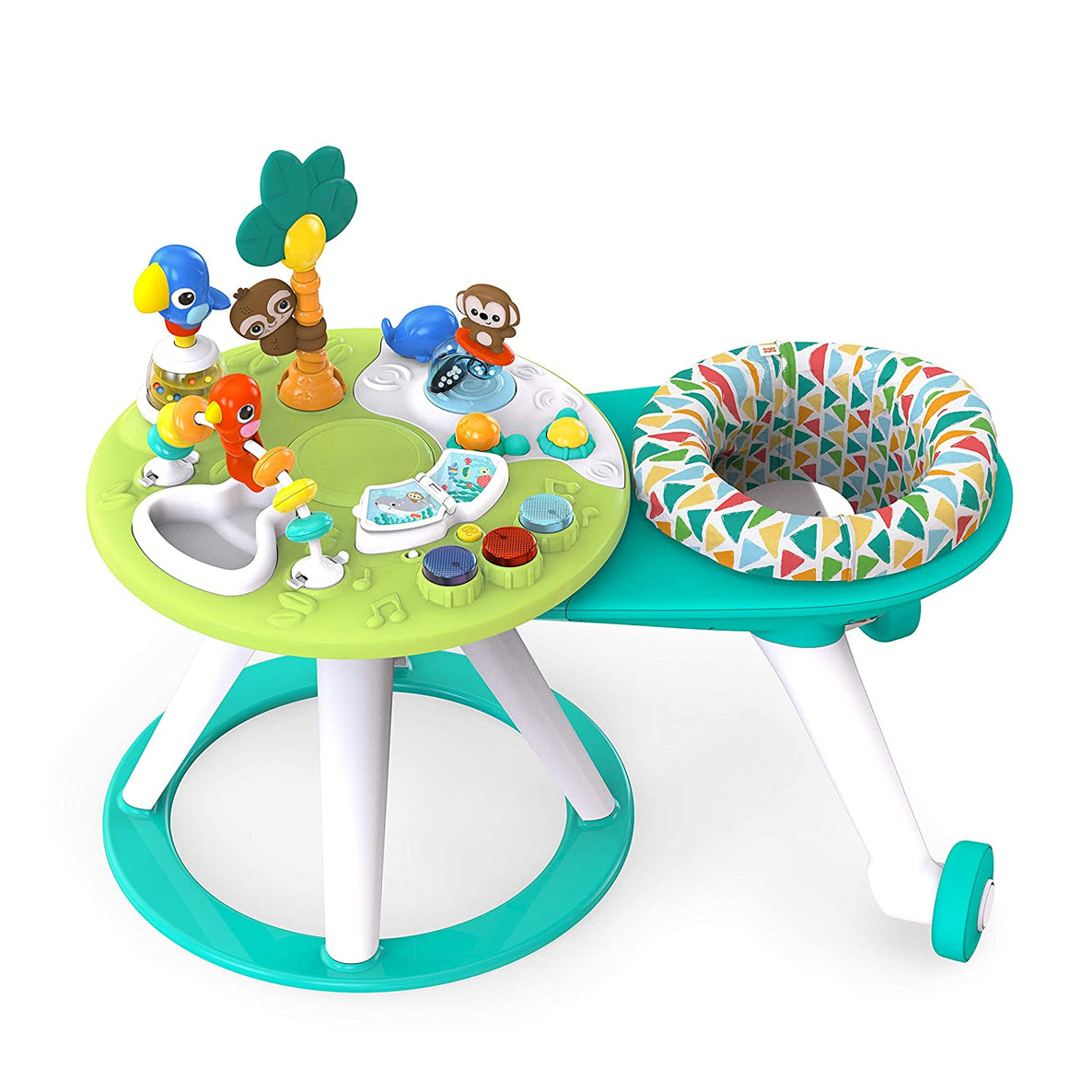 Kids2 Bright Starts Around We Go 2in1 Activity Center Neutral