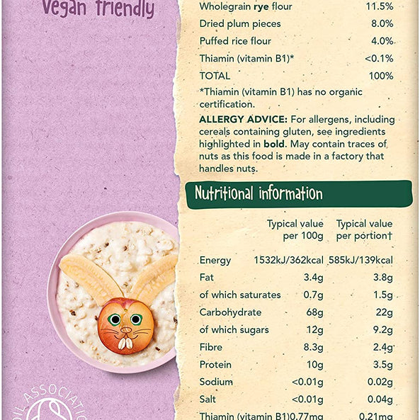Organix Banana & Plum Organic Porridge
