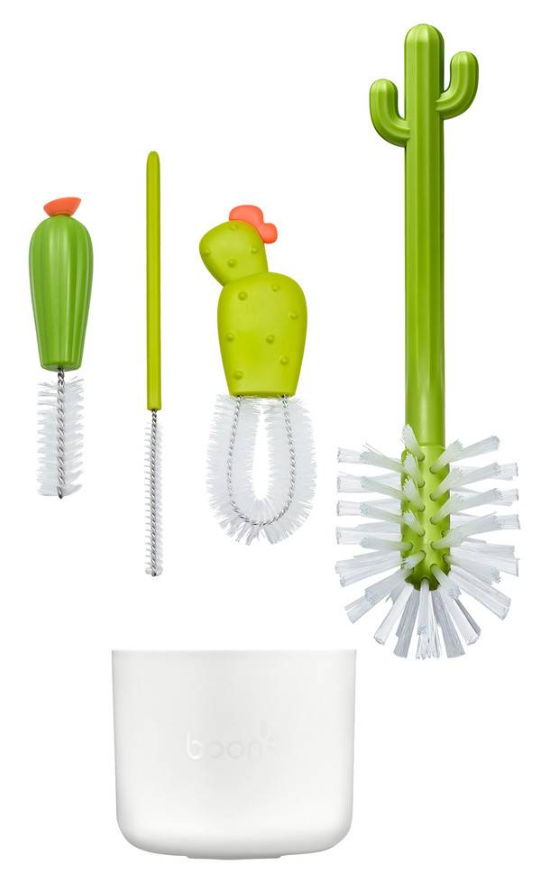 Tomy Boon Cactus Bottle Cleaning Brush Set