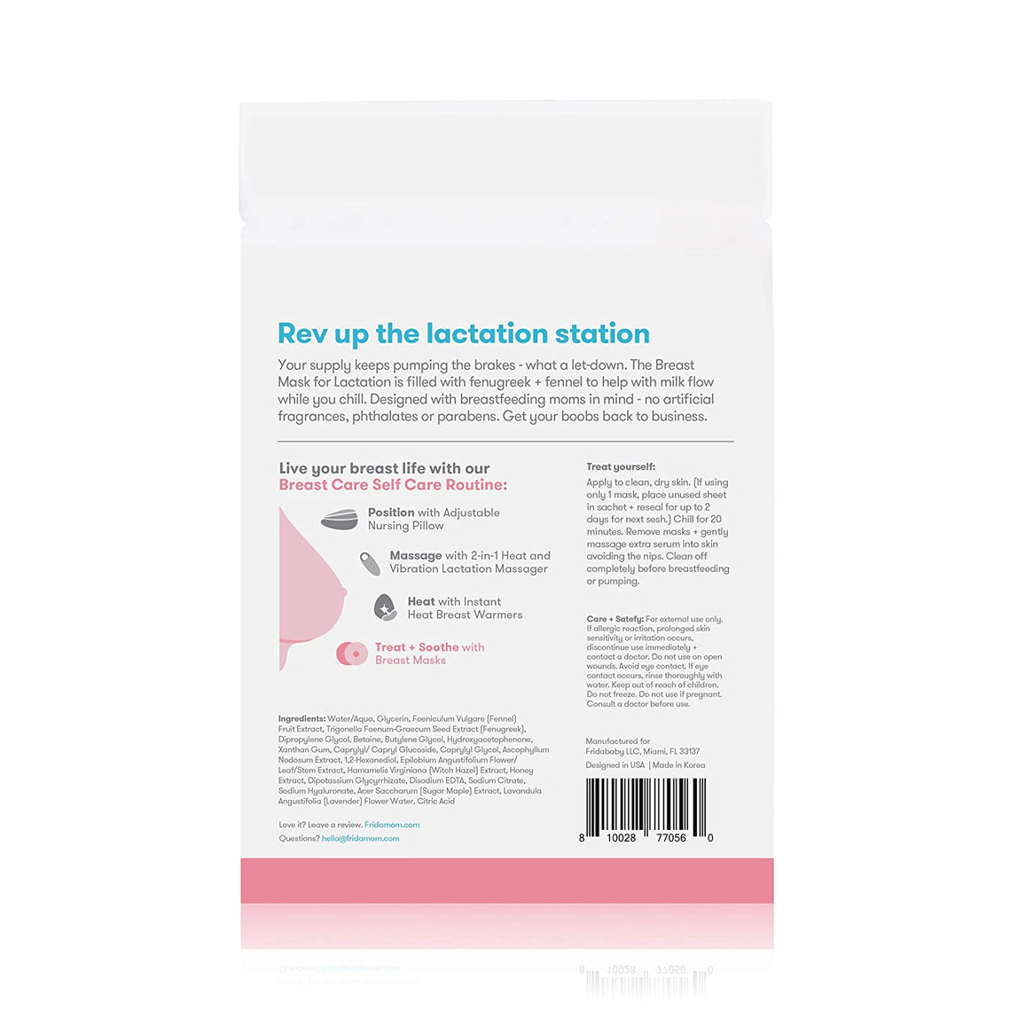 Frida Mom Breast Mask for Lactation - MamaApp