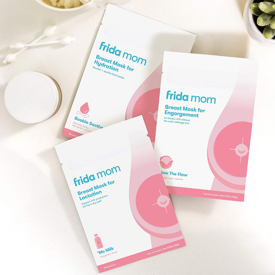 Frida Mom Breast Mask for Hydration Skin Care - MamaApp