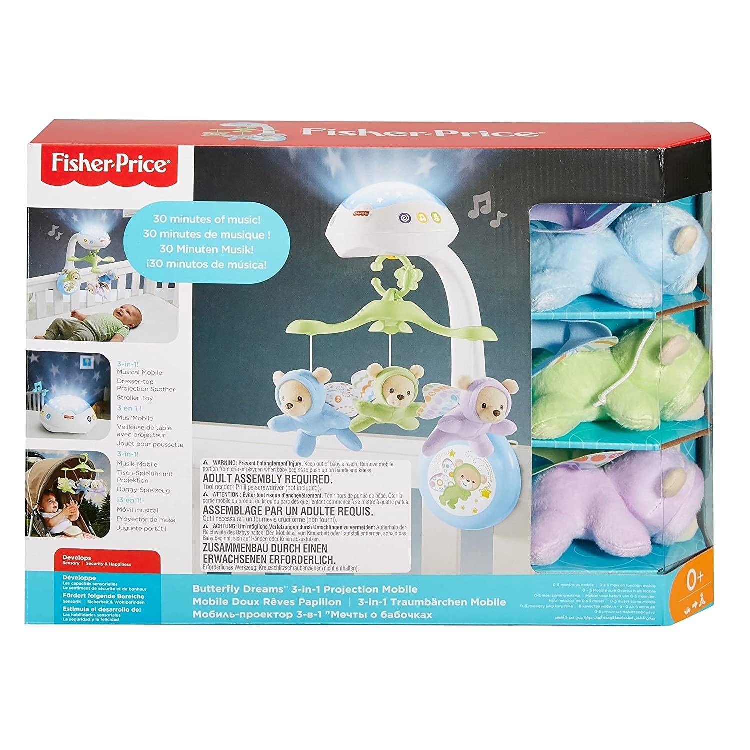 Fisher Price Butterfly Dreams 3-in-1 Projection Mobile