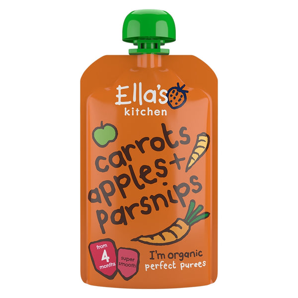 Ella's Kitchen Organic Butternut Squash Carrots Apples + Prunes