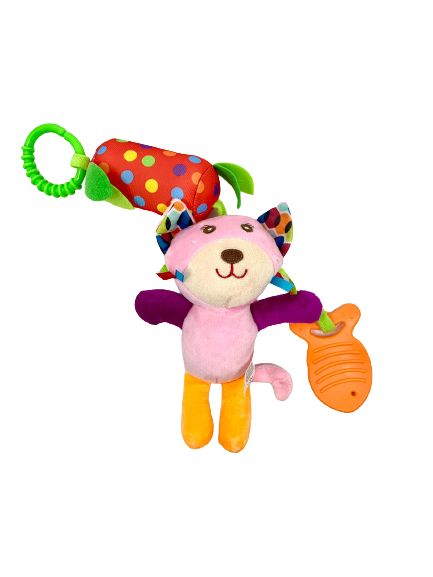 Londony Baby Soft Toy with Rattle & Teether