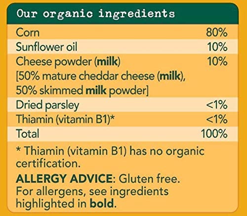 Organix  Organic Cheese & Herb Puffs
