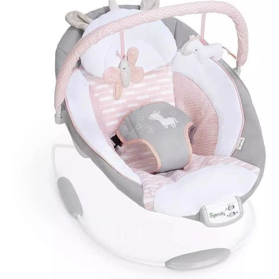 Ingenuity Cradling Bouncer Flora the Unicorn - MamaApp