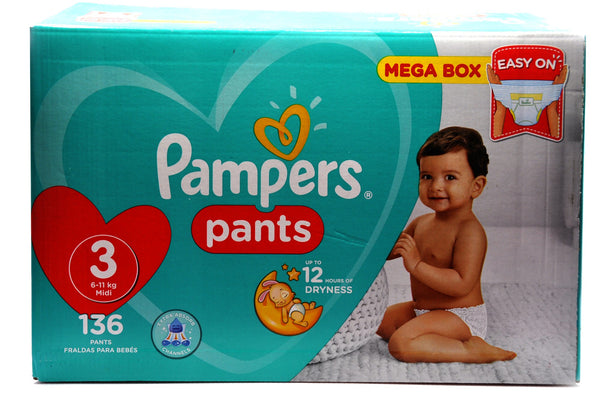 Pampers Pants Size 3 (136's)