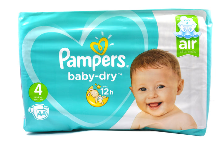Pampers Baby Dry Diapers Size 4 (44's)