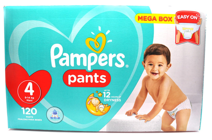 Pampers Pants Size 4 Mega Box (120's)