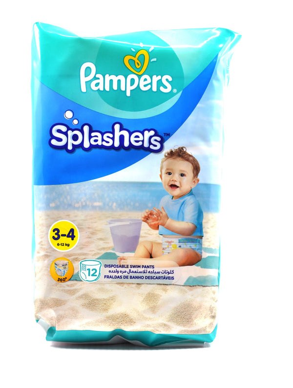 Pampers Splashers Swim Pants Size 3-4 (12's)