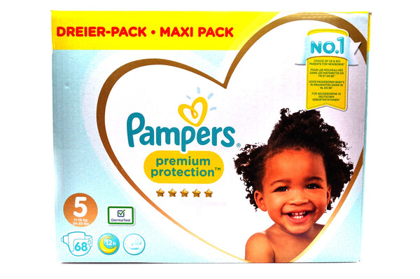 Pampers Premium Protection Diapers Size 5 Maxi Pack (68's)