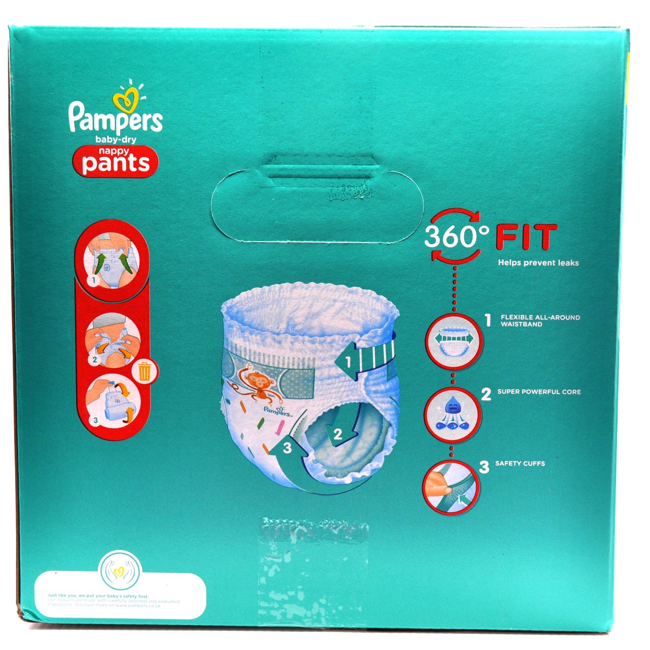 Pampers Baby Dry Nappy Pants Size 6 Mega Pack (66's)