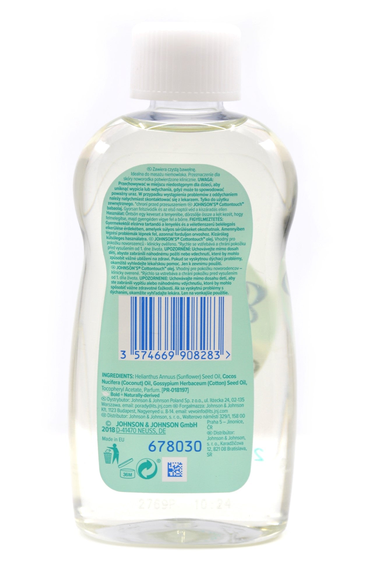 MamaApp Johnson's Cotton Touch Oil