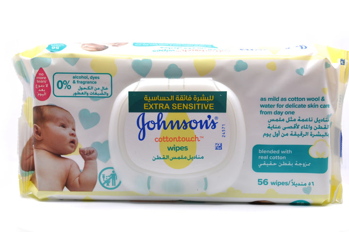 Johnson's Cotton Touch Wipes