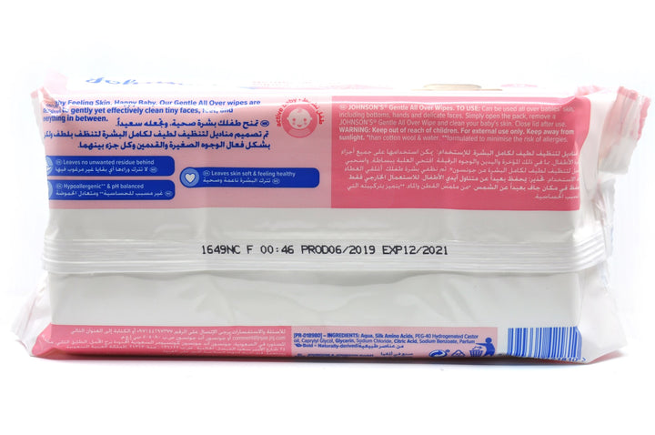 Johnson's Gentle All Over Wipes