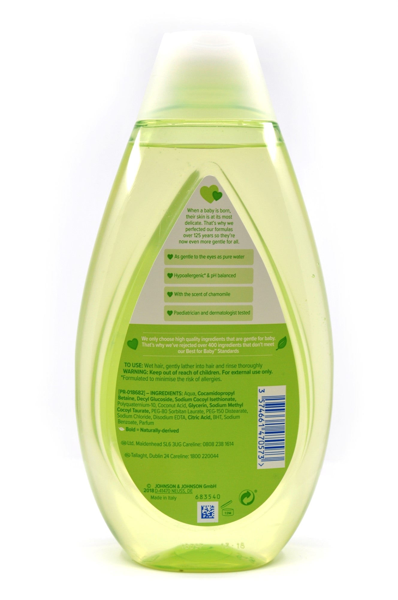 MamaApp Johnson's Chamomile Baby Shampoo