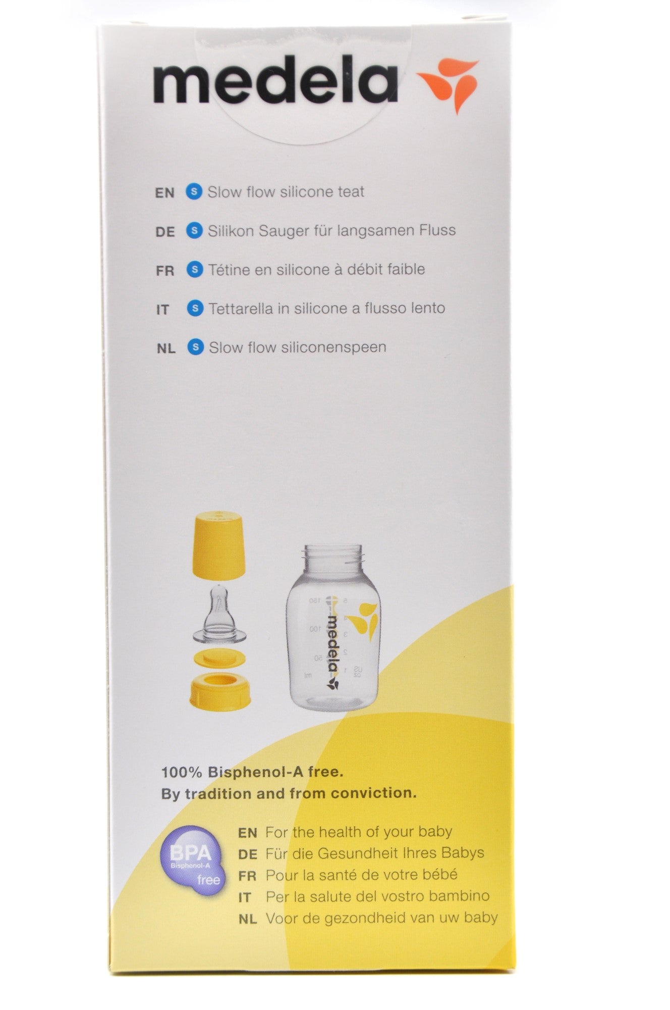 MamaApp Medela Milk Bottle with Teat Slow Flow 150ml