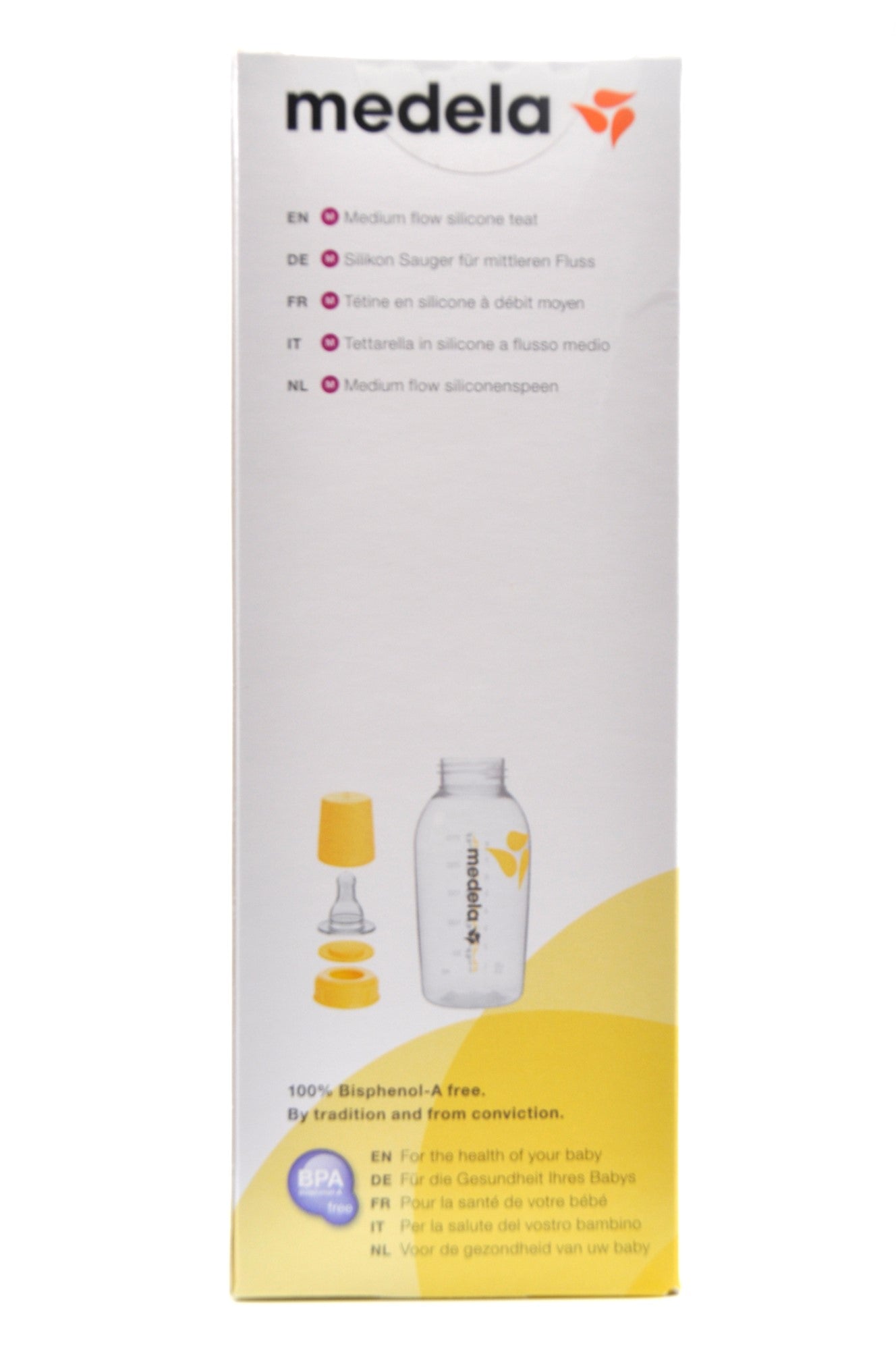 MamaApp Medela Milk Bottle with Teat Medium Flow 250ml