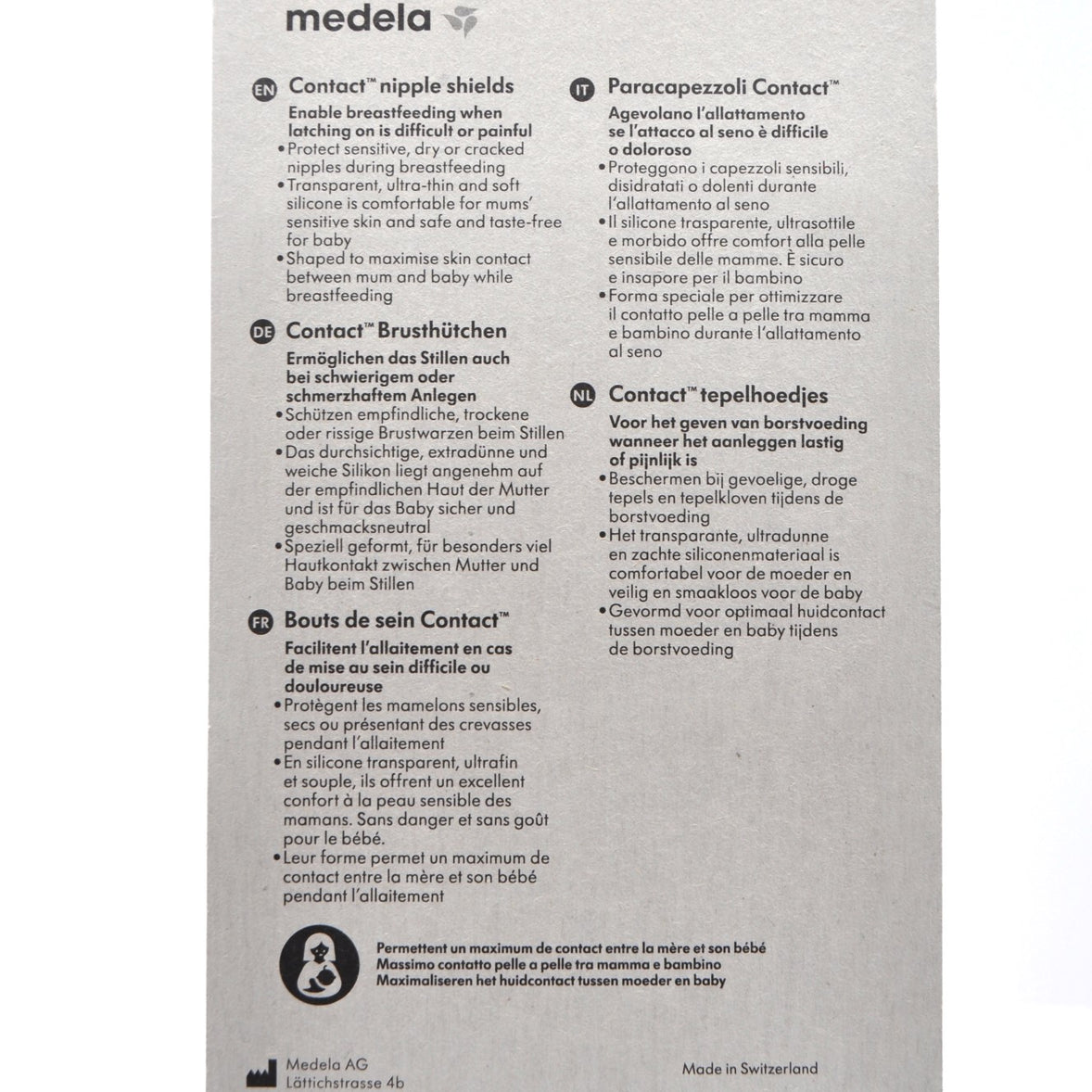 MamaApp Medela Contact Nipple Shield (2Pcs)