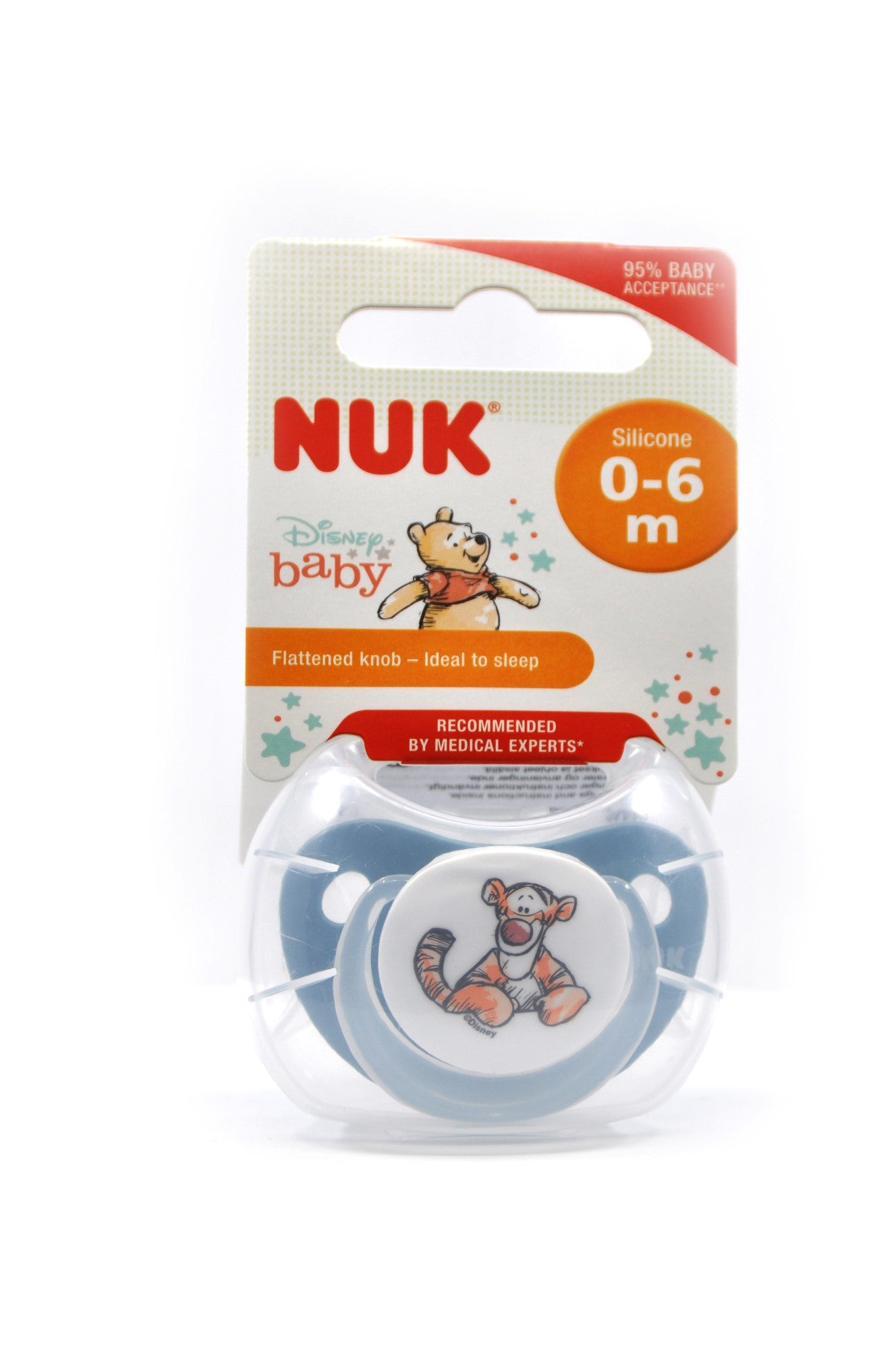 NUK Pacifier Silicone Size 1 Disney Winnie (1 Pc) - MamaApp