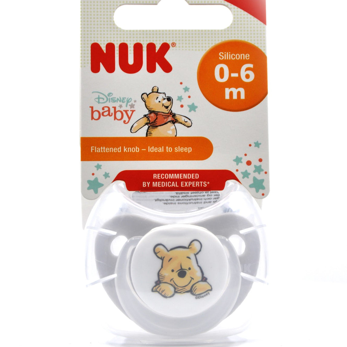 NUK Pacifier Silicone Size 1 Disney Winnie (1 Pc) - MamaApp