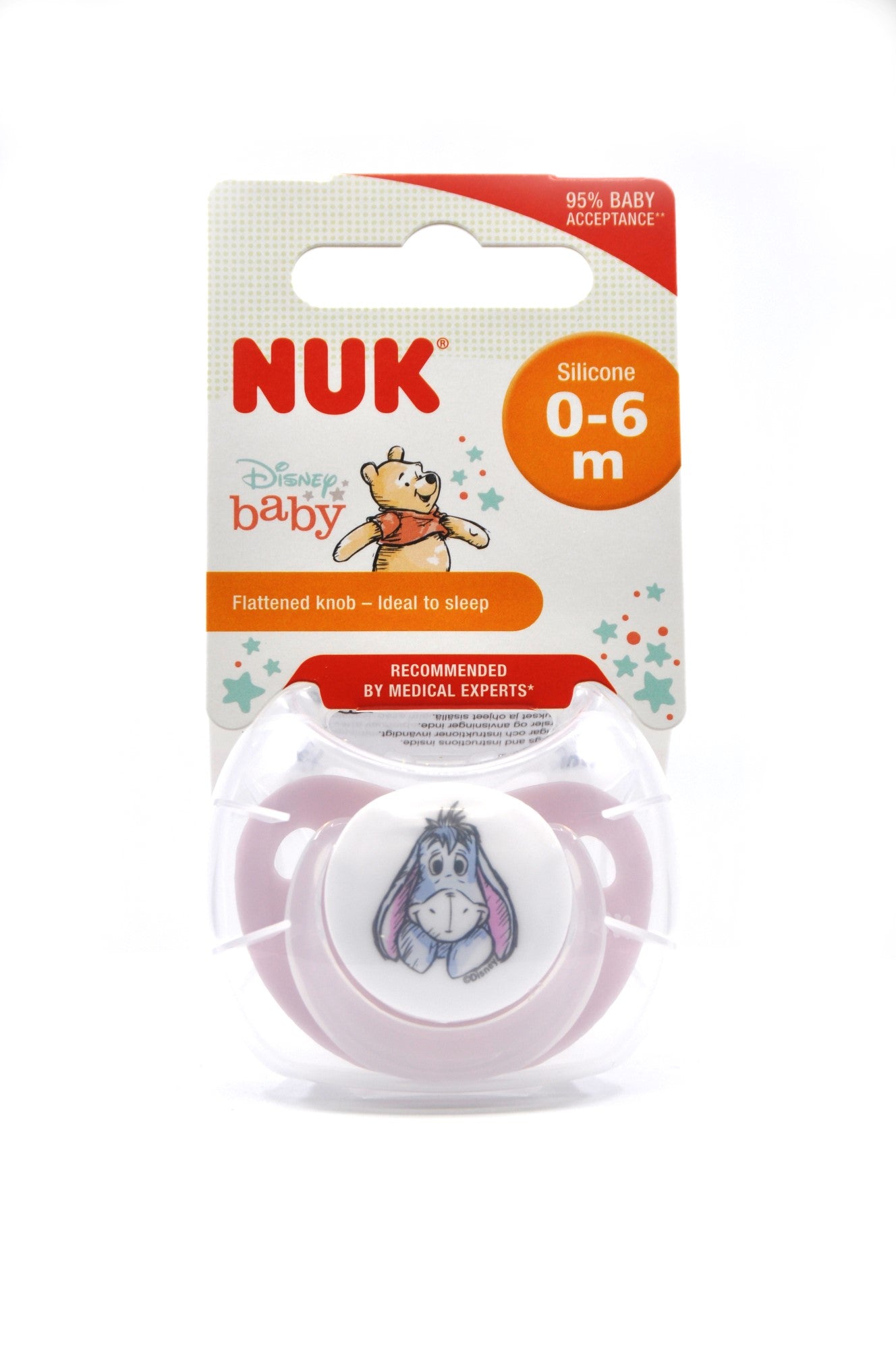 NUK Pacifier Silicone Size 1 Disney Winnie (1 Pc) - MamaApp